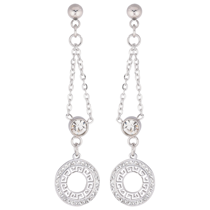Серьги Xuping TTM Stainless Steel цвет Родий пусеты Декоративные подвески фото №5 Серьги Xuping TTM Stainless Steel цвет Родий пусеты Декоративные подвески фото №5