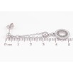 Серьги Xuping TTM Stainless Steel цвет Родий пусеты Декоративные подвески фото №2