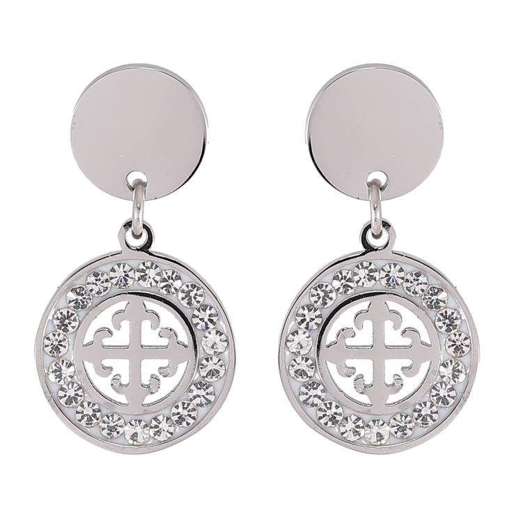Серьги Xuping TTM Stainless Steel цвет Родий пусеты Декоративные подвески с цирконием фото №13 Серьги Xuping TTM Stainless Steel цвет Родий пусеты Декоративные подвески с цирконием фото №13