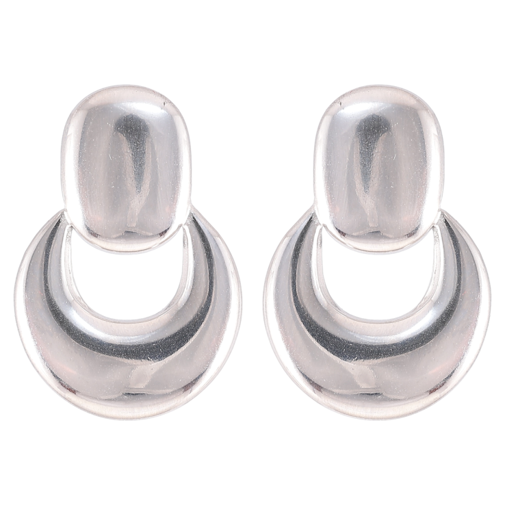 Серьги Xuping TTM Stainless Steel цвет Родий пусеты Декоративные фото №18 Серьги Xuping TTM Stainless Steel цвет Родий пусеты Декоративные фото №18