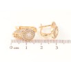 Сережки Xuping Позолота 18K англійський замок «Інкрустація цирконієм з грецьким візерунком» фото №2 Сережки Xuping Позолота 18K англійський замок «Інкрустація цирконієм з грецьким візерунком» фото №2