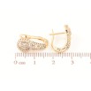Серьги Xuping Позолота 18K английский замок Инкрустация цирконием фото №2 Серьги Xuping Позолота 18K английский замок Инкрустация цирконием фото №2