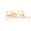 Серьги Xuping Позолота 18K английский замок Инкрустация цирконием фото №2 Серьги Xuping Позолота 18K английский замок Инкрустация цирконием фото №2
