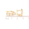 Серьги Xuping Позолота 18K английский замок Инкрустация цирконием фото №2 Серьги Xuping Позолота 18K английский замок Инкрустация цирконием фото №2