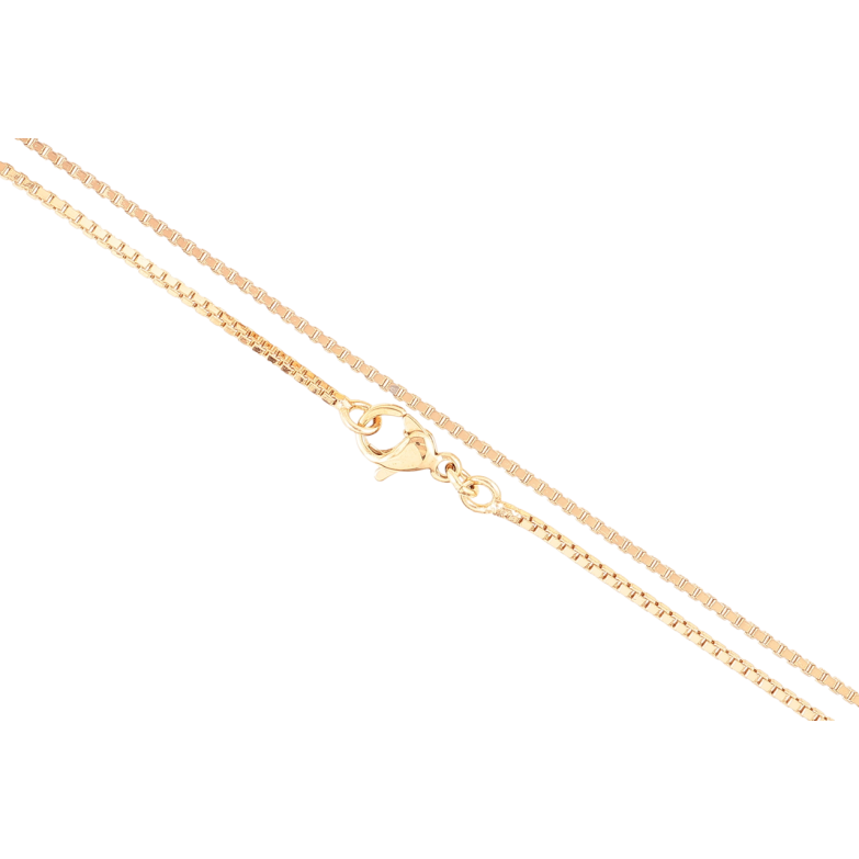 Ланцюжок Xuping Позолота 18K «Плетіння Венеціанське» довжина 45см х 1мм фото №1