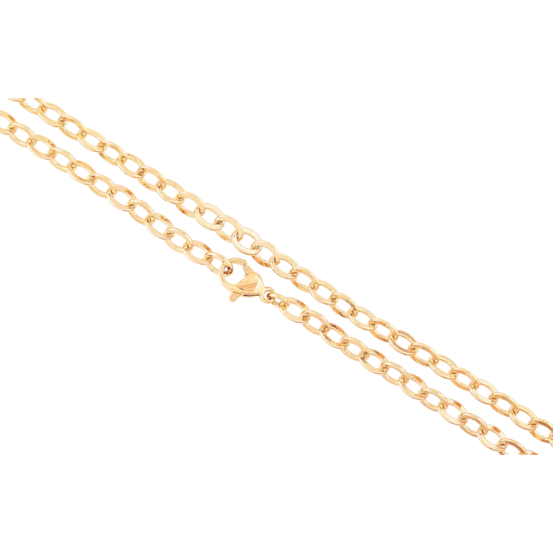 Цепочка Xuping Позолота 18K Плетение Якорное длинна 49см х 4мм фото №2