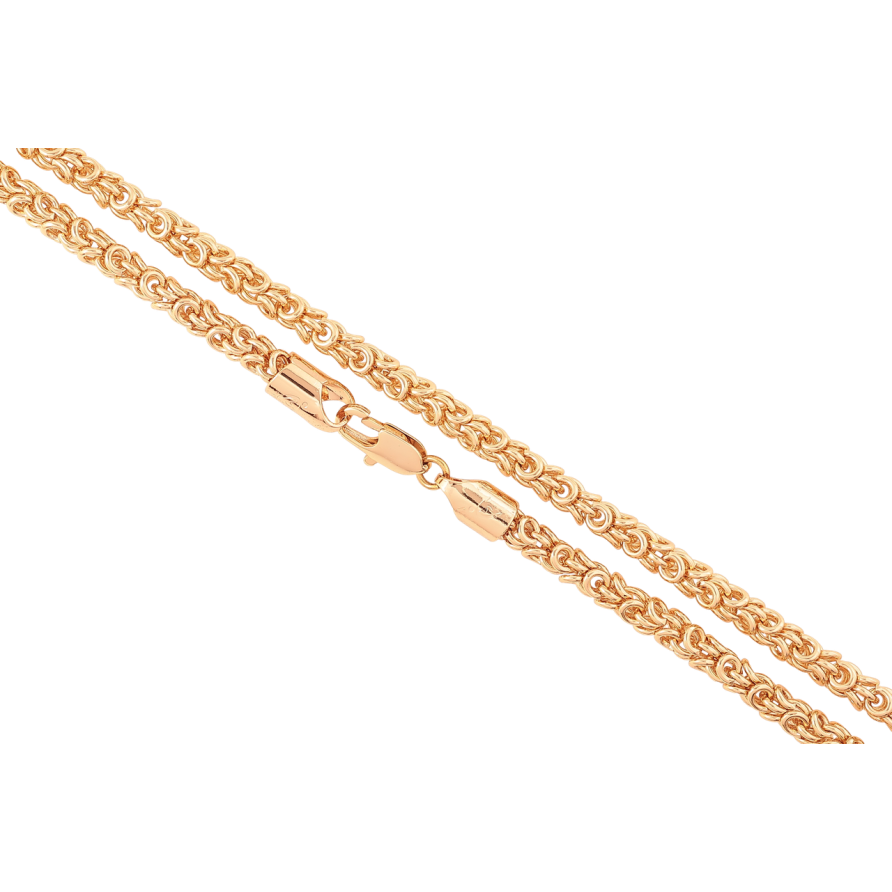 Ланцюжок Xuping Позолота 18K «Плетіння Лисячий хвіст» довжина 45см х 4мм фото №1 Ланцюжок Xuping Позолота 18K «Плетіння Лисячий хвіст» довжина 45см х 4мм фото №1