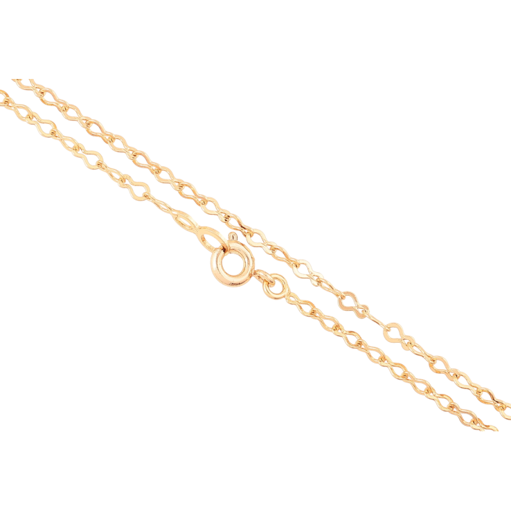 Ланцюжок Xuping Позолота 18K «Плетіння Вісімка» довжина 44см х 2.5мм фото №13 Ланцюжок Xuping Позолота 18K «Плетіння Вісімка» довжина 44см х 2.5мм фото №13
