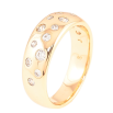 Каблучка Xuping Позолота 18K «Розсип цирконію» фото №2 Каблучка Xuping Позолота 18K «Розсип цирконію» фото №2