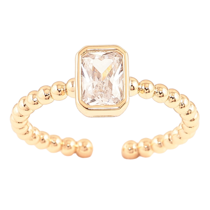 Каблучка Xuping Позолота 18K «Фіаніт» фото №4 Каблучка Xuping Позолота 18K «Фіаніт» фото №4