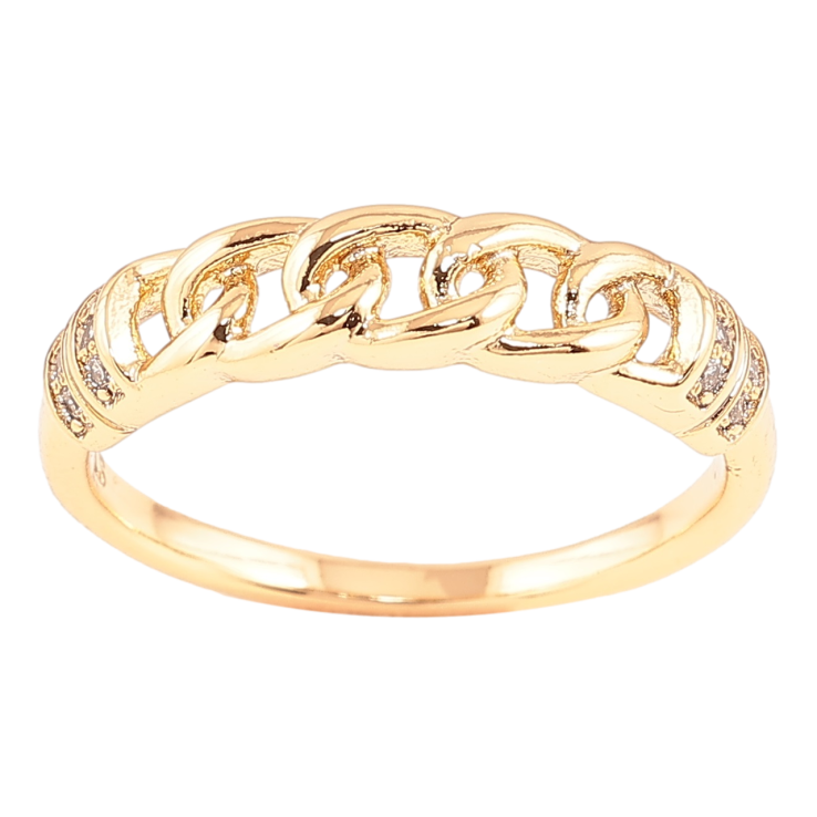 Кольцо Xuping Позолота 18K Узор цепочка с цирконием фото №24 Кольцо Xuping Позолота 18K Узор цепочка с цирконием фото №24