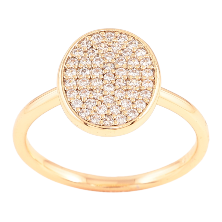 Каблучка Xuping Позолота 18K «Інкрустація цирконієм» фото №6 Каблучка Xuping Позолота 18K «Інкрустація цирконієм» фото №6