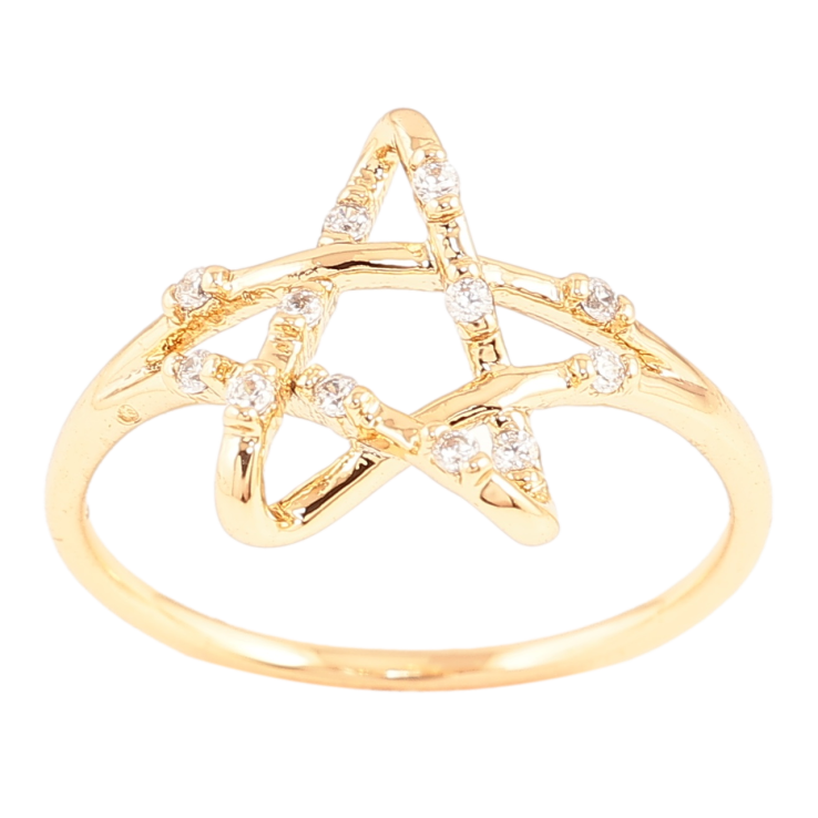 Кольцо Xuping Позолота 18K Звезда с цирконием фото №14 Кольцо Xuping Позолота 18K Звезда с цирконием фото №14