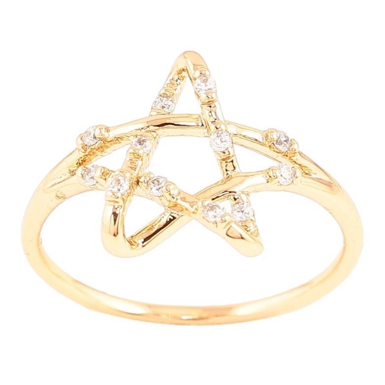 Каблучка Xuping Позолота 18K «Зірка з цирконієм» фото №20 Каблучка Xuping Позолота 18K «Зірка з цирконієм» фото №20