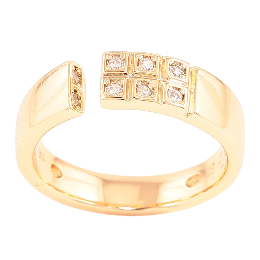 Кольцо Xuping Позолота 18K Декоративный узор с цирконием фото №1 Кольцо Xuping Позолота 18K Декоративный узор с цирконием фото №1