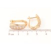 Серьги Xuping Позолота 18K английский замок Инкрустация цирконием фото №2 Серьги Xuping Позолота 18K английский замок Инкрустация цирконием фото №2