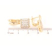 Серьги Xuping Позолота 18K английский замок Инкрустация цирконием фото №2 Серьги Xuping Позолота 18K английский замок Инкрустация цирконием фото №2