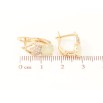 Сережки Xuping Позолота 18K англійський замок «Ромбовий візерунок з цирконієм блідо- зелені фіаніти» фото №2 Сережки Xuping Позолота 18K англійський замок «Ромбовий візерунок з цирконієм блідо- зелені фіаніти» фото №2