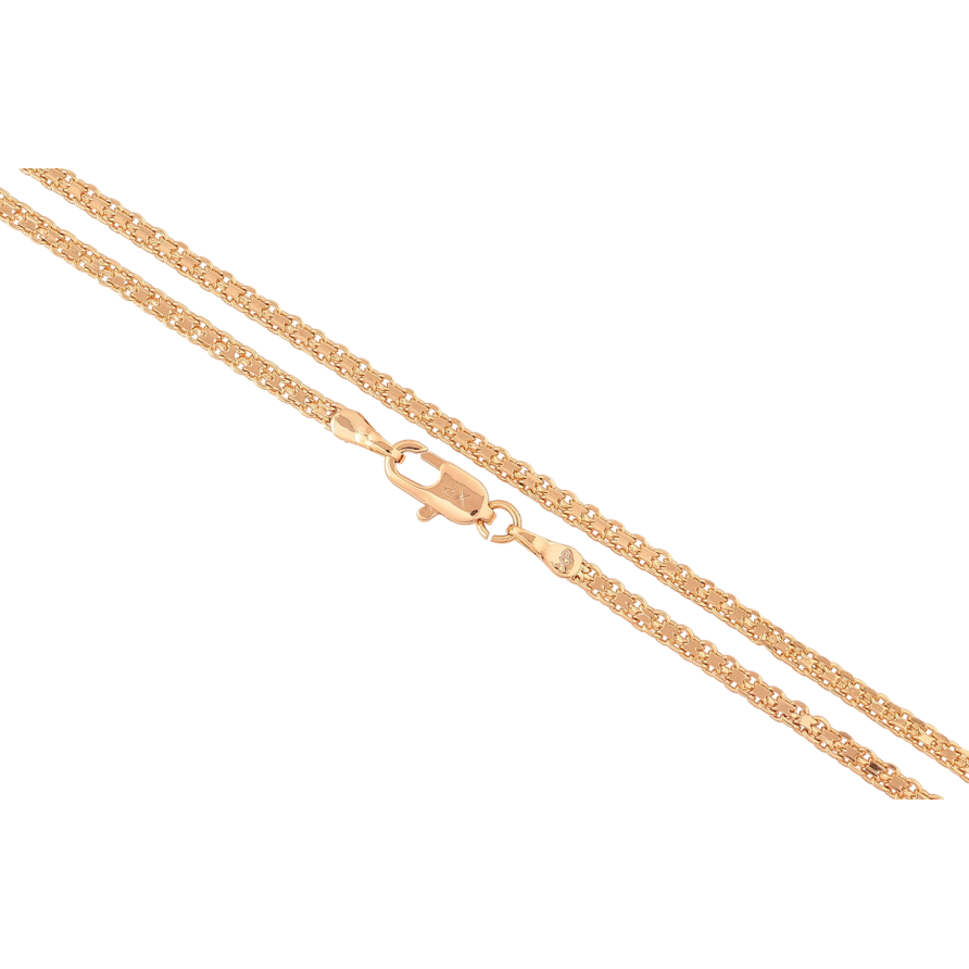 Цепочка Xuping Позолота 18K Плетение Итальянский Бисмарк длинна 45см х 2мм фото №1 Цепочка Xuping Позолота 18K Плетение Итальянский Бисмарк длинна 45см х 2мм фото №1