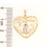 Кулон Xuping Позолота 18K «Сердечко з пташкою» для ланцюжка до 5мм фото №2 Кулон Xuping Позолота 18K «Сердечко з пташкою» для ланцюжка до 5мм фото №2