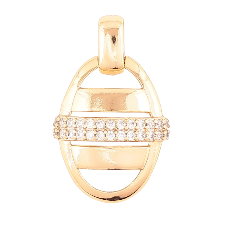Кулон Xuping Позолота 18K «Візерунок з цирконієм» для ланцюжка до 3мм фото №24 Кулон Xuping Позолота 18K «Візерунок з цирконієм» для ланцюжка до 3мм фото №24