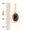 Кулон Xuping Позолота 18K Черный фианит в фигурной оправе для цепочки до 5мм фото №2 Кулон Xuping Позолота 18K Черный фианит в фигурной оправе для цепочки до 5мм фото №2