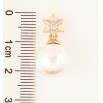 Кулон Xuping Позолота 18K «Зірочка з перлиною, ø 12мм» для ланцюжка до 2мм фото №2