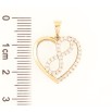 Кулон Xuping Позолота 18K Сердечко с знаком бесконечности для цепочки до 5мм фото №2 Кулон Xuping Позолота 18K Сердечко с знаком бесконечности для цепочки до 5мм фото №2