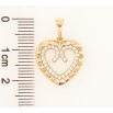 Кулон Xuping Позолота 18K Сердечко с цирконием для цепочки до 5мм фото №2 Кулон Xuping Позолота 18K Сердечко с цирконием для цепочки до 5мм фото №2