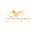 Серьги Xuping Позолота 18K французский замок Шарики с бантами фото №2 Серьги Xuping Позолота 18K французский замок Шарики с бантами фото №2