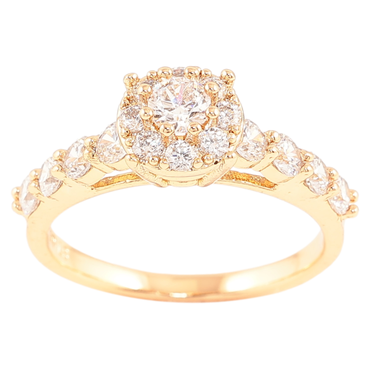 Каблучка Xuping Позолота 18K «Інкрустація цирконієм» фото №24 Каблучка Xuping Позолота 18K «Інкрустація цирконієм» фото №24
