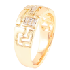 Кольцо Xuping Позолота 18K Резной узор с цирконием фото №2 Кольцо Xuping Позолота 18K Резной узор с цирконием фото №2