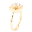 Каблучка Xuping Позолота 18K «Квадрат з кристалом» фото №2 Каблучка Xuping Позолота 18K «Квадрат з кристалом» фото №2