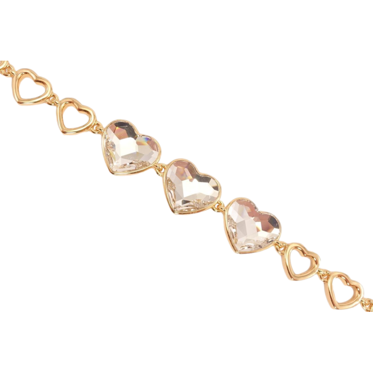 Браслет Xuping цвет 18K с кристаллами Swarovski Кристаллы Clear доп. замок на два размера 16.5,19см фото №6 Браслет Xuping цвет 18K с кристаллами Swarovski Кристаллы Clear доп. замок на два размера 16.5,19см фото №6
