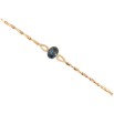 Браслет Xuping цвет 18K с кристаллами Swarovski Кристалл Montana доп. замок на два размера 16.5,19см фото №3 Браслет Xuping цвет 18K с кристаллами Swarovski Кристалл Montana доп. замок на два размера 16.5,19см фото №3
