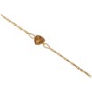 Браслет Xuping цвет 18K с кр-ми Swarovski Кристалл Copper длина с доп. замком 17,19см х 5мм фото №2