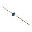 Браслет Xuping цвет 18K с кр-ми Swarovski Кристалл Blue Zircon дл.с доп.замком 16.5,19см х 5-8мм фото №2 Браслет Xuping цвет 18K с кр-ми Swarovski Кристалл Blue Zircon дл.с доп.замком 16.5,19см х 5-8мм фото №2
