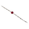 Браслет Xuping колір Родій з кр-ми Swarovski Кристал Siam ø 18мм довжина з доп.замком 17.5,20см х 5-7мм фото №2 Браслет Xuping колір Родій з кр-ми Swarovski Кристал Siam ø 18мм довжина з доп.замком 17.5,20см х 5-7мм фото №2