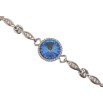 Браслет Xuping колір Родій з кр-ми Swarovski Кристал Ocean Delite ø 18мм довжина з доп.замком 17.5,20см х 5-7мм фото №2 Браслет Xuping колір Родій з кр-ми Swarovski Кристал Ocean Delite ø 18мм довжина з доп.замком 17.5,20см х 5-7мм фото №2