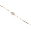 Браслет Xuping колір 18K з кр-ми Swarovski Кристал Clear довжина з доп.замком 17,19см х 6-8мм фото №2