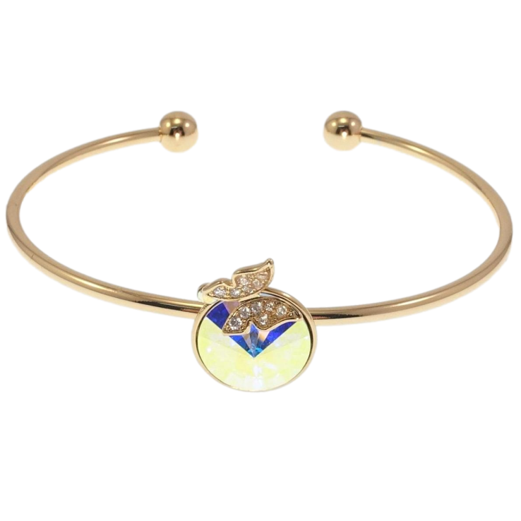 Браслет Xuping цвет 18K с кр-ми Swarovski Кристалл АВ с бабочкой ø 6,5см фото №15 Браслет Xuping цвет 18K с кр-ми Swarovski Кристалл АВ с бабочкой ø 6,5см фото №15