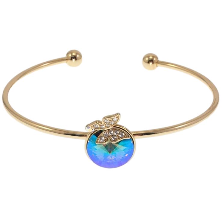 Браслет Xuping цвет 18K с кр-ми Swarovski Кристалл Erinite Shimmer с бабочкой ø 6,5см фото №23 Браслет Xuping цвет 18K с кр-ми Swarovski Кристалл Erinite Shimmer с бабочкой ø 6,5см фото №23