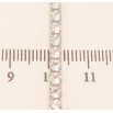 Браслет Xuping цвет Родий с кристаллами Swarovski Дорожка с кр-м Light Peach длина 15.5-20.5см х 3мм фото №2