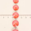 Браслет Xuping Родій із кристалами Swarovski Кристали Ріволі Колір Light Coral розмір 18-22,5см х 1,4см фото №2 Браслет Xuping Родій із кристалами Swarovski Кристали Ріволі Колір Light Coral розмір 18-22,5см х 1,4см фото №2