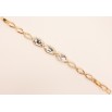 Браслет Xuping цвет 18K с кристаллами Swarovski Кристаллы Clear доп.замок на два размера 16.5,19.5см фото №3