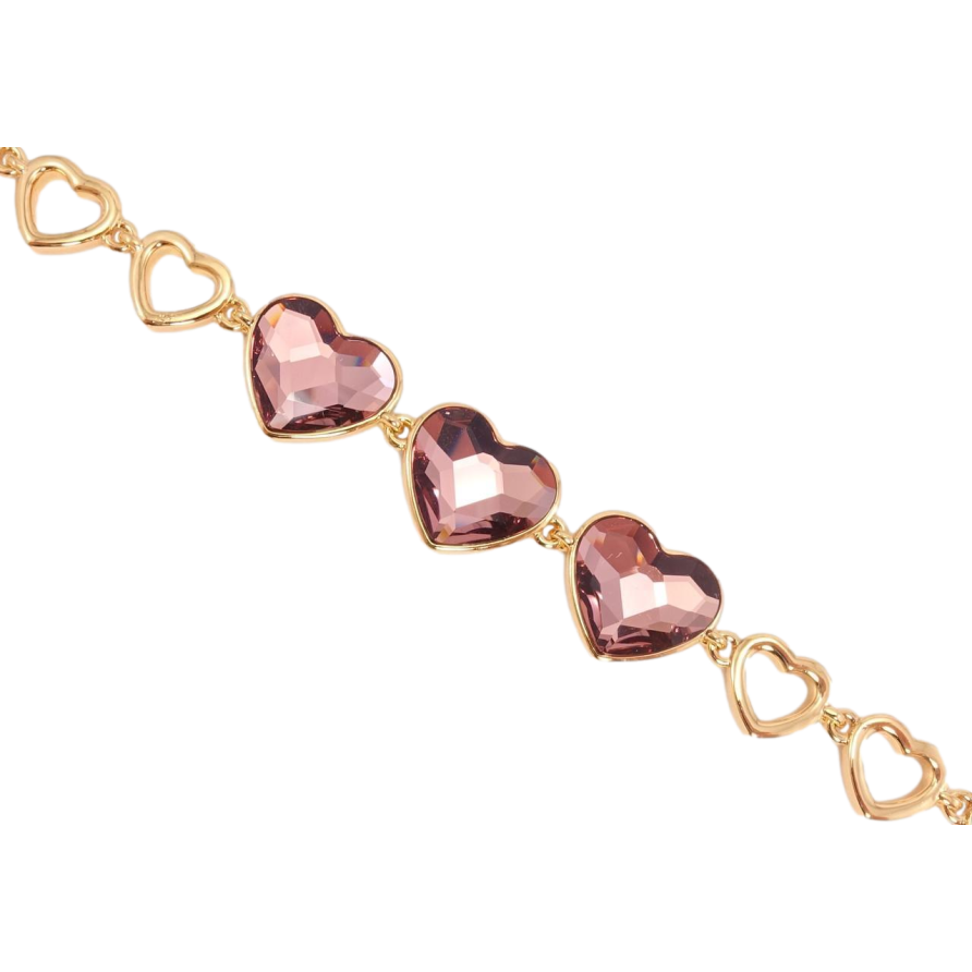 Браслет Xuping цвет 18K с кристаллами Swarovski Кристаллы Amethyst доп. замок на два размера 16.5,19см фото №1 Браслет Xuping цвет 18K с кристаллами Swarovski Кристаллы Amethyst доп. замок на два размера 16.5,19см фото №1