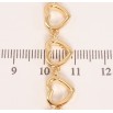 Браслет Xuping цвет 18K с кристаллами Swarovski Кристаллы Golden Shadow доп. замок 17.5,19см х 9мм фото №3 Браслет Xuping цвет 18K с кристаллами Swarovski Кристаллы Golden Shadow доп. замок 17.5,19см х 9мм фото №3
