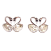 Сережки Xuping колір Родій з кристалами Swarovski пусети "Закохані лебеді з кристалами Clear" фото №2 Сережки Xuping колір Родій з кристалами Swarovski пусети "Закохані лебеді з кристалами Clear" фото №2