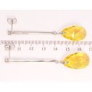Серьги Xuping цвет Родий с кристаллами Swarovski пусеты "Подвески с кристаллами Sunflower" фото №3 Серьги Xuping цвет Родий с кристаллами Swarovski пусеты "Подвески с кристаллами Sunflower" фото №3