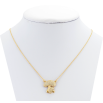 Подвеска на цепочке Xuping Позолота 18K Грибочки с цирконием длина 42-45см х 1мм фото №2